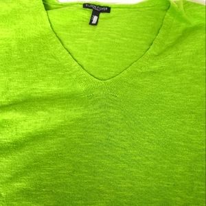 Eileen Fisher Linen Vneck Sweater